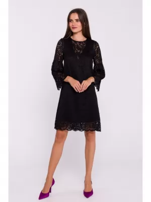 Dámské šaty STYLOVE S380 BLACK