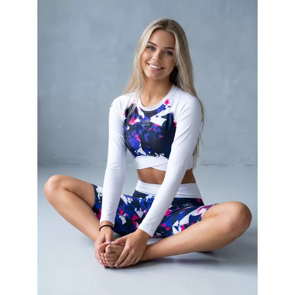 Dámské legíny nad kolena premium ALTISPORT VOJ/ALW110LEG02 FIALOVOBÍLÁ 