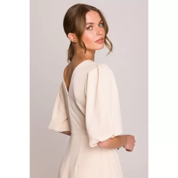  Dámské šaty STYLOVE S400 CREAM 