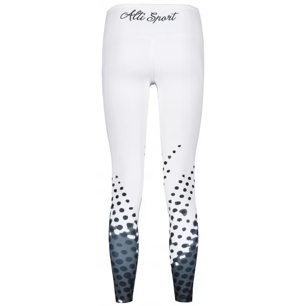  Dámské legíny premium ALTISPORT VOJ/ALW109LEG01 BÍLOČERNÁ 