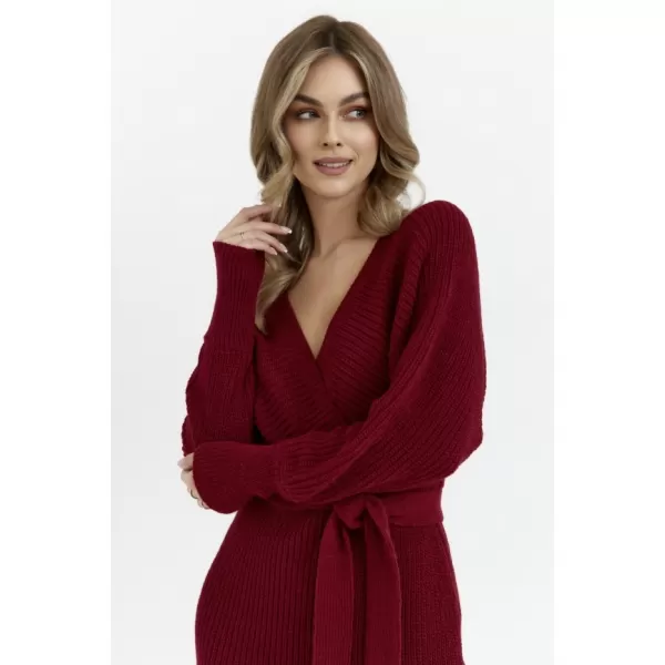  Dámské šaty MOE M810 MAROON 