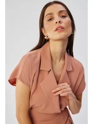 Dámské šaty STYLOVE S363 ROSE