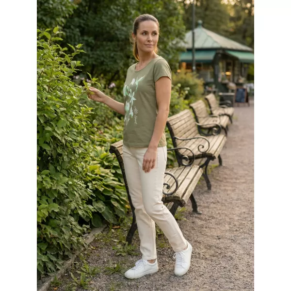  Dámské triko ALTISPORT ALW191122 KHAKI 
