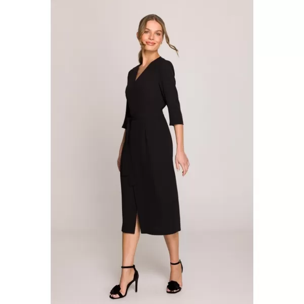  Dámské šaty STYLOVE S396 BLACK 
