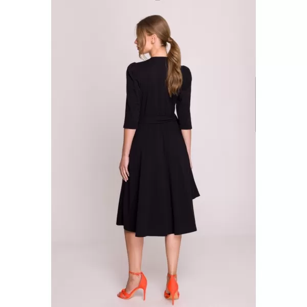  Dámské šaty STYLOVE S404 BLACK 