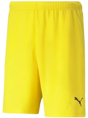 Pánské kraťasy PUMA TEAMRISE SHORT 704942_07 CYBER YELLOW/PUMA BLACK