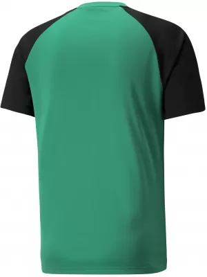 Pánské funkční triko PUMA TEAMPACER JERSEY 704919_05 PEPPER GREEN/ BLACK/ WHITE