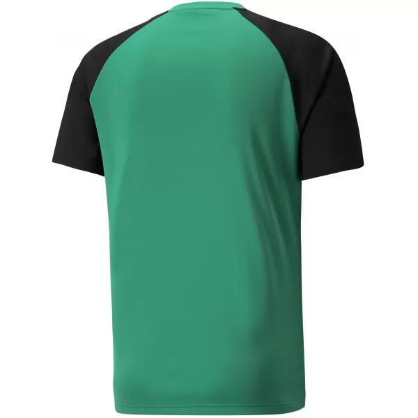  Pánské funkční triko PUMA TEAMPACER JERSEY 704919_05 PEPPER GREEN/ BLACK/ WHITE 
