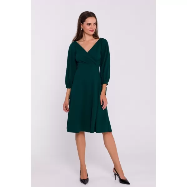  Dámské šaty STYLOVE S383 GREEN 
