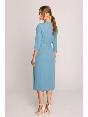 Dámské šaty STYLOVE S396 SKY BLUE