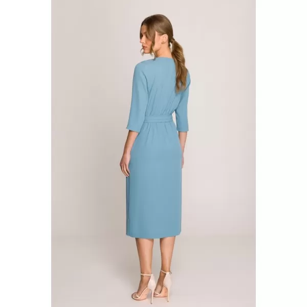  Dámské šaty STYLOVE S396 SKY BLUE 