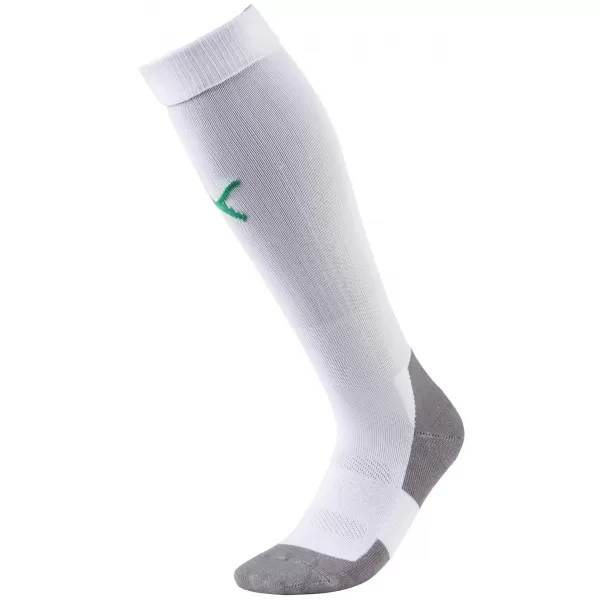 Pánské fotbalové ponožky PUMA TEAM LIGA SOCKS CORE 703441_15 PUMA WHITE/PEPPER GREEN 