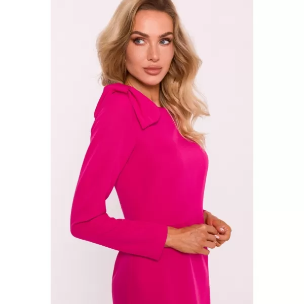 Dámské šaty MOE M814 FUCHSIA 