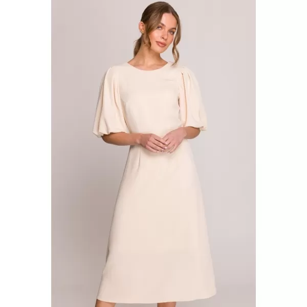  Dámské šaty STYLOVE S400 CREAM 