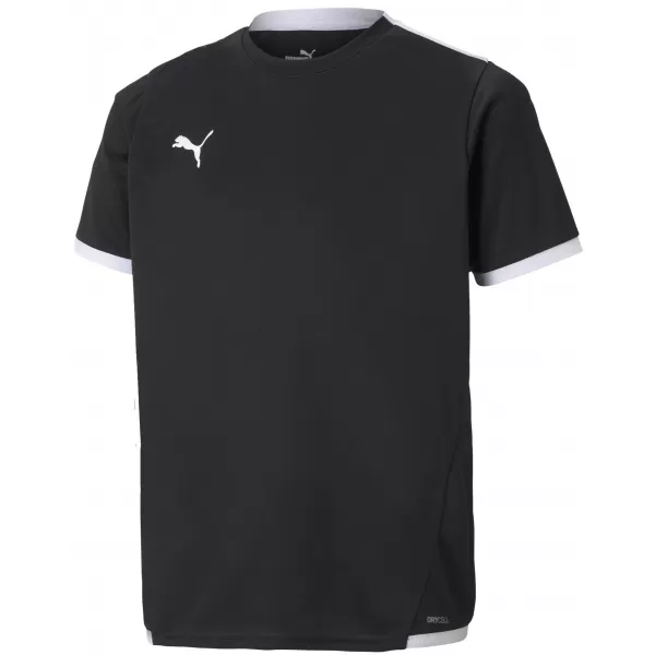  Dětský fotbalový dres PUMA TEAMLIGA JERSEY JR 704925_03 PUMA BLACK/PUMA WHITE 