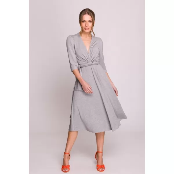  Dámské šaty STYLOVE S404 GREY 