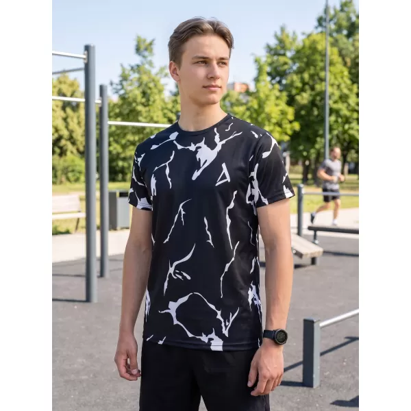  Pánské funkční triko premium ALTISPORT VOJ/ALM052TR01 ČERNÁ 