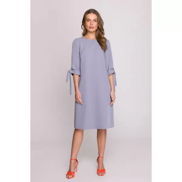  Dámské šaty STYLOVE S393 DOVE GREY 
