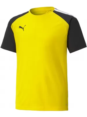 Dětské funkční triko PUMA TEAMPACER JERSEY JR 704926_07 CYBER YELLOW/ BLACK/ WHITE