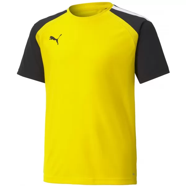  Dětské funkční triko PUMA TEAMPACER JERSEY JR 704926_07 CYBER YELLOW/ BLACK/ WHITE 