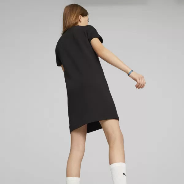  Dětské šaty PUMA ESS+ LOGO DRESS 673493_01 PUMA BLACK 