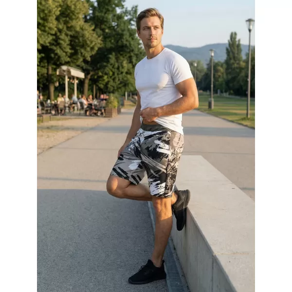  Pánské funkční šortky premium ALTISPORT VOJ/ALM014KRA01 ČERNOŠEDÁ 