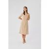 Dámské šaty STYLOVE S361 BEIGE