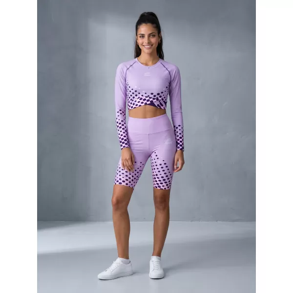  Dámské legíny nad kolena premium ALTISPORT VOJ/ALW109LEG02 LILA 