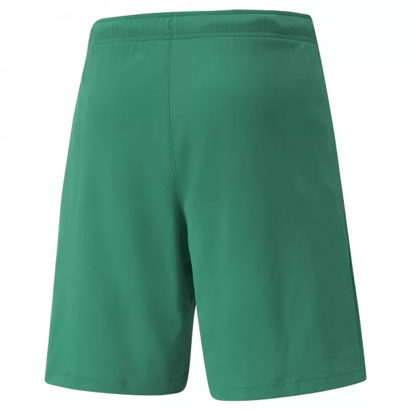  Pánské kraťasy PUMA TEAMRISE SHORT 704942_05 PEPPER GREEN/PUMA WHITE 