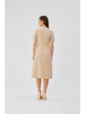 Dámské šaty STYLOVE S361 BEIGE
