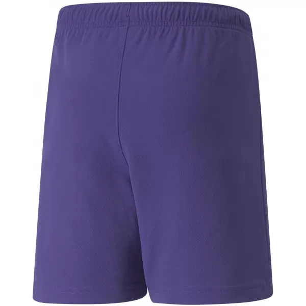 Dětské kraťasy PUMA TEAMRISE SHORT JR 704943_10 PRISM VIOLET/PUMA WHITE 
