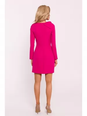 Dámské šaty MOE M814 FUCHSIA