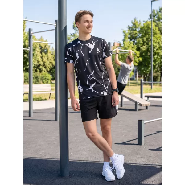  Pánské funkční triko premium ALTISPORT VOJ/ALM052TR01 ČERNÁ 