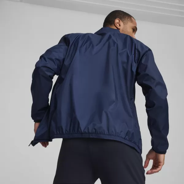  Pánská bunda PUMA TEAMGOAL ALL WEATHER JACKET 659038_06 PUMA NAVY/PUMA WHITE 