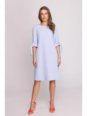 Dámské šaty STYLOVE S393 LIGHT BLUE