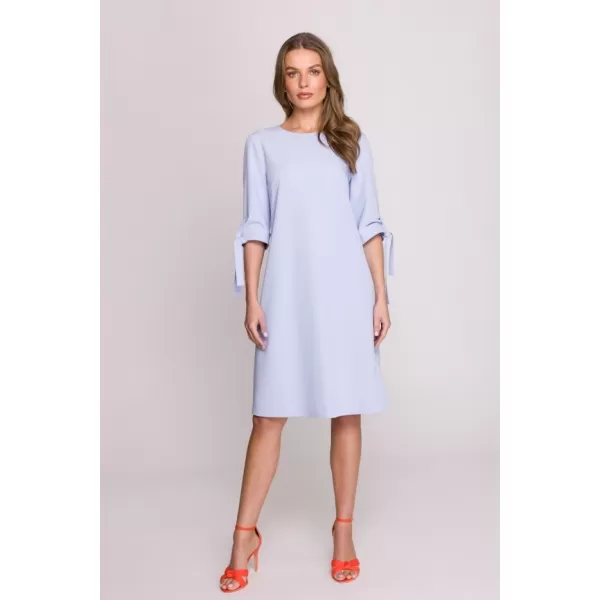  Dámské šaty STYLOVE S393 LIGHT BLUE 