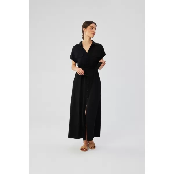  Dámské šaty STYLOVE S364 BLACK 