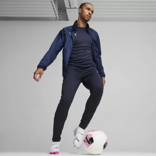  Pánská bunda PUMA TEAMGOAL ALL WEATHER JACKET 659038_06 PUMA NAVY/PUMA WHITE 