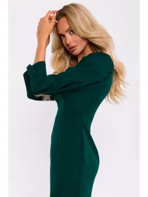 Dámské šaty MOE M836 BOTTLE GREEN