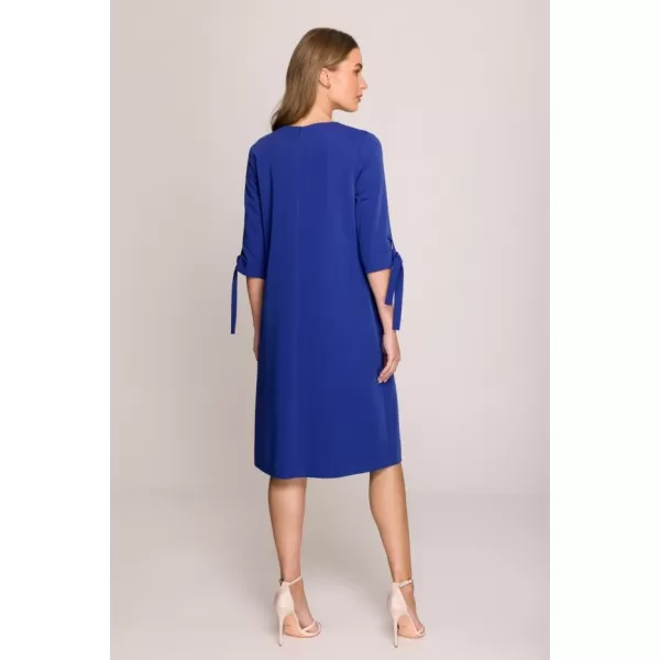  Dámské šaty STYLOVE S393 ROYAL BLUE 