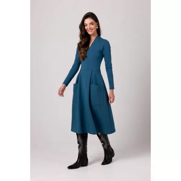  Dámské šaty BEWEAR B266 OCEAN BLUE 