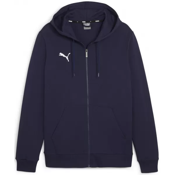  Pánská mikina PUMA TEAMGOAL CASUALS HOODED JACK 658595_06 PUMA NAVY/PUMA WHITE 