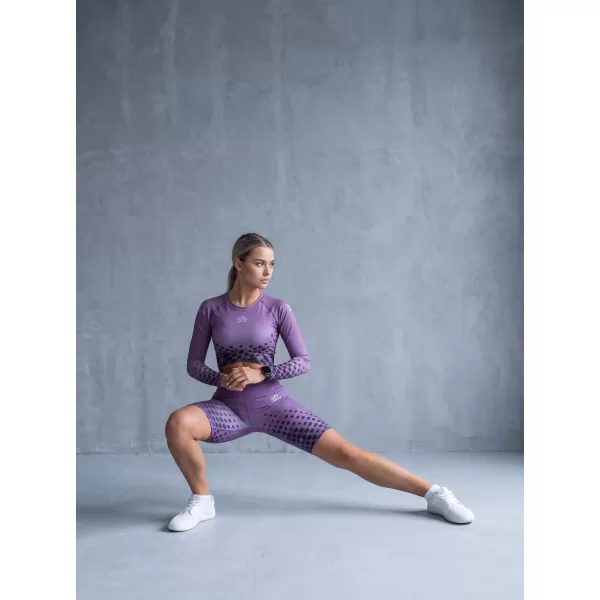  Dámské legíny nad kolena premium ALTISPORT VOJ/ALW109LEG02 FIALOVÁ 