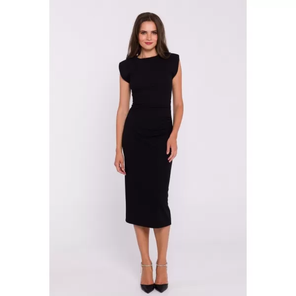  Dámské šaty STYLOVE S382 BLACK 