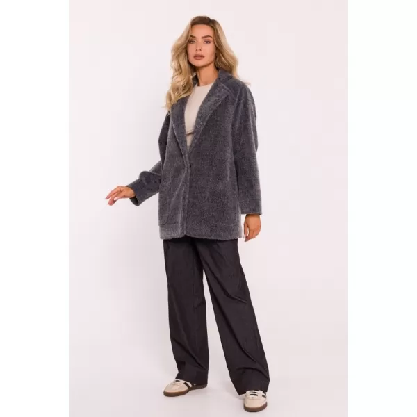  Dámské sako MOE M808 GREY MELANGE 