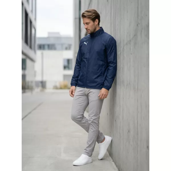  Pánská bunda PUMA TEAMGOAL ALL WEATHER JACKET 659038_06 PUMA NAVY/PUMA WHITE 