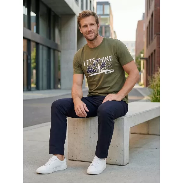  Pánské triko ALTISPORT ALM190129 KHAKI 
