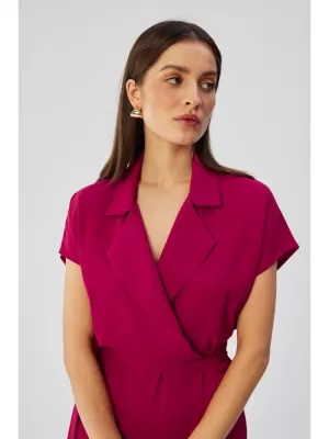 Dámské šaty STYLOVE S363 PLUM