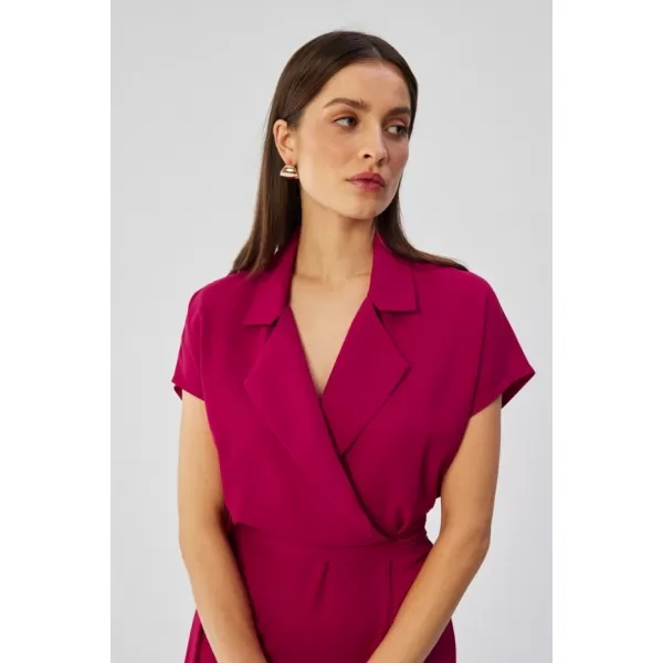  Dámské šaty STYLOVE S363 PLUM 