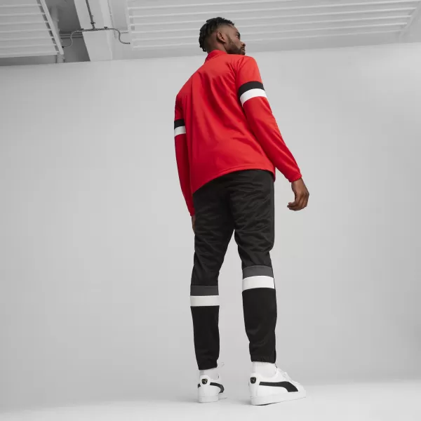  Pánská tepláková souprava PUMA TEAMRISE TRACKSUIT 658653_01 PUMA RED/PUMA BLACK 